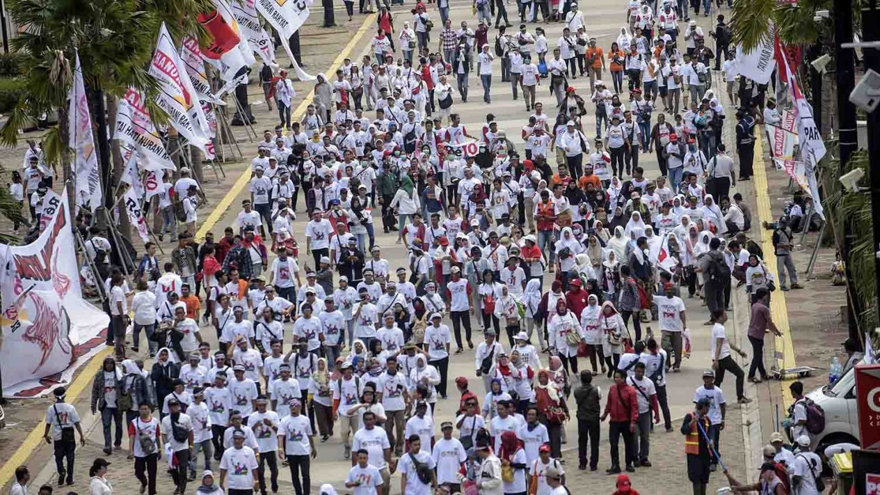 Kampanye Akbar, Pendukung Jokowi-Ma'ruf Amin Padati GBK