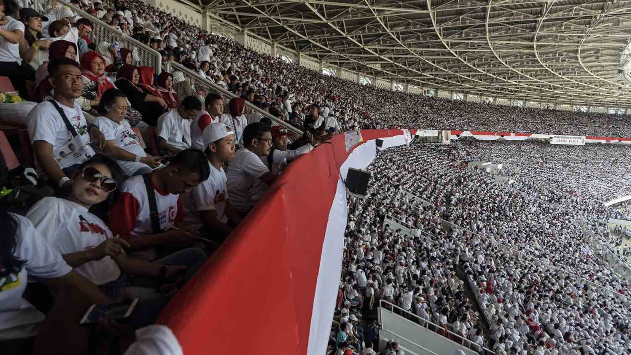 Kampanye Akbar, Pendukung Jokowi-Ma'ruf Amin Padati GBK