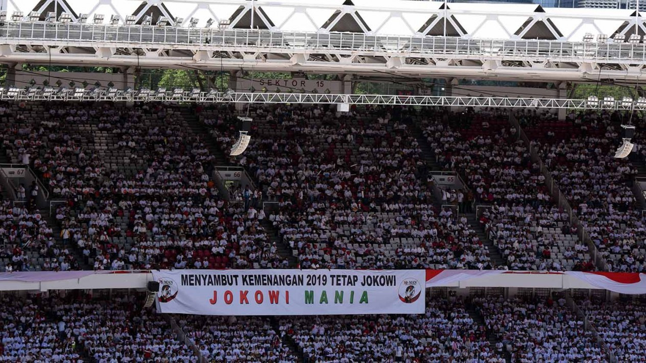 Kampanye Akbar, Pendukung Jokowi-Ma'ruf Amin Padati GBK