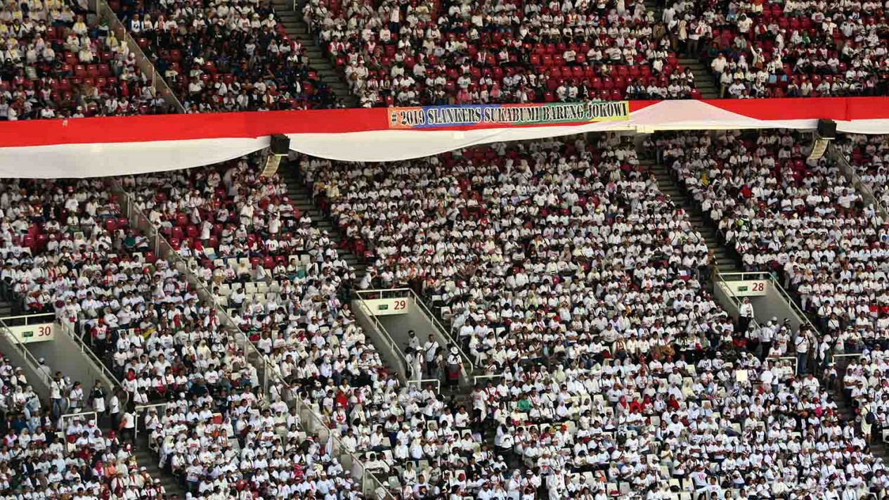 Kampanye Akbar, Pendukung Jokowi-Ma'ruf Amin Padati GBK