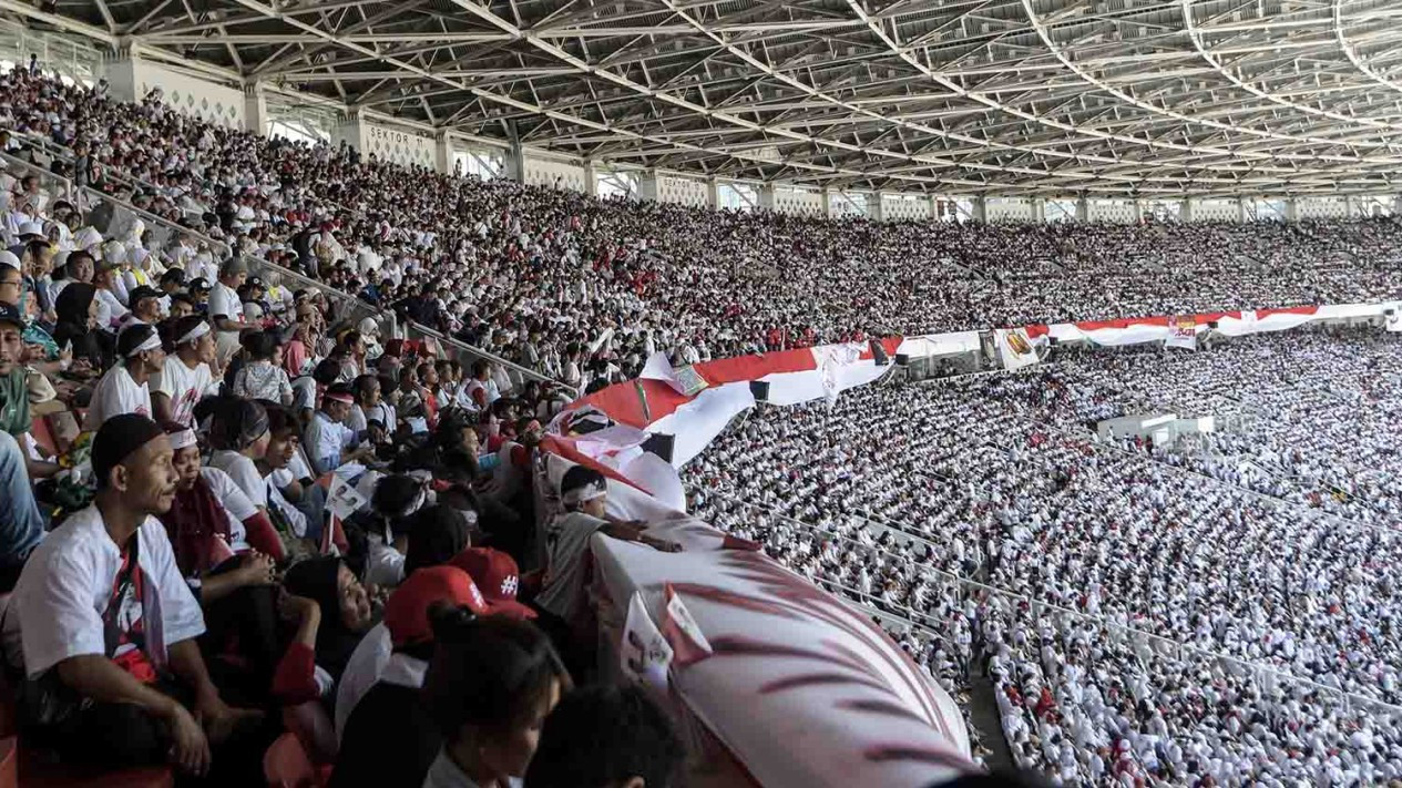 Kampanye Akbar, Pendukung Jokowi-Ma'ruf Amin Padati GBK
