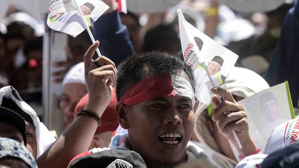 Kampanye Akbar, Pendukung Jokowi-Ma'ruf Amin Padati GBK