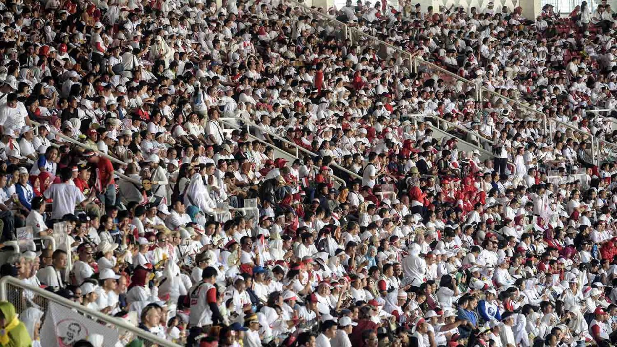 Kampanye Akbar, Pendukung Jokowi-Ma'ruf Amin Padati GBK