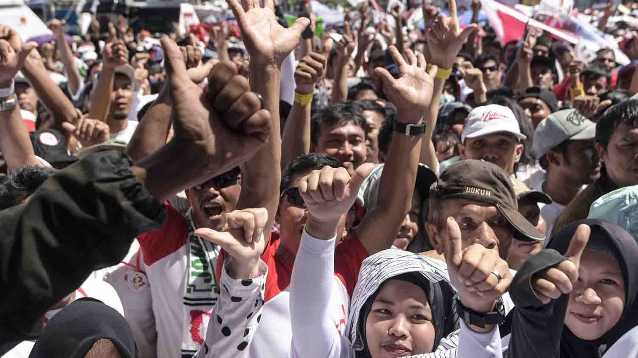 Kampanye Akbar, Pendukung Jokowi-Ma'ruf Amin Padati GBK