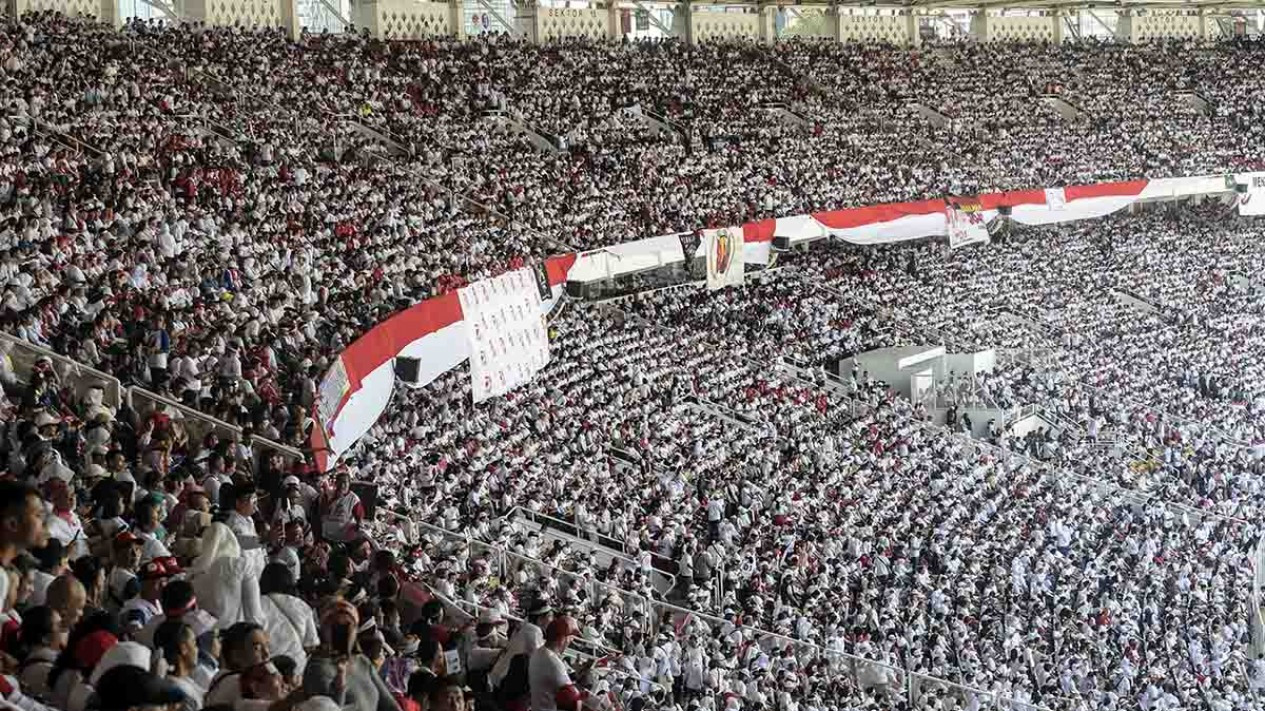 Kampanye Akbar, Pendukung Jokowi-Ma'ruf Amin Padati GBK