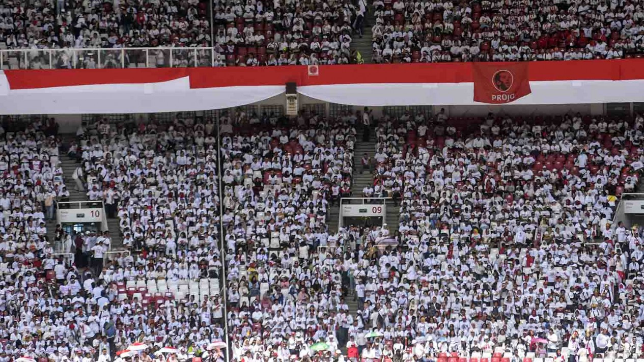 Kampanye Akbar, Pendukung Jokowi-Ma'ruf Amin Padati GBK