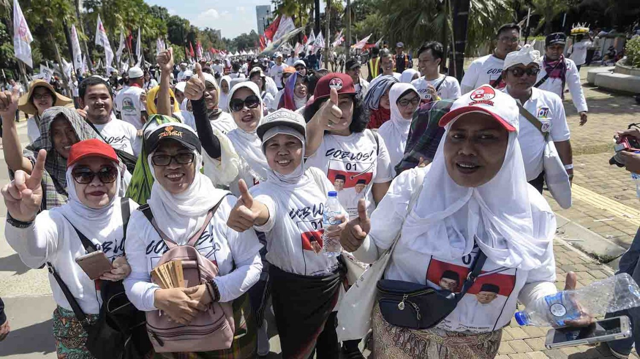 Kampanye Akbar, Pendukung Jokowi-Ma'ruf Amin Padati GBK