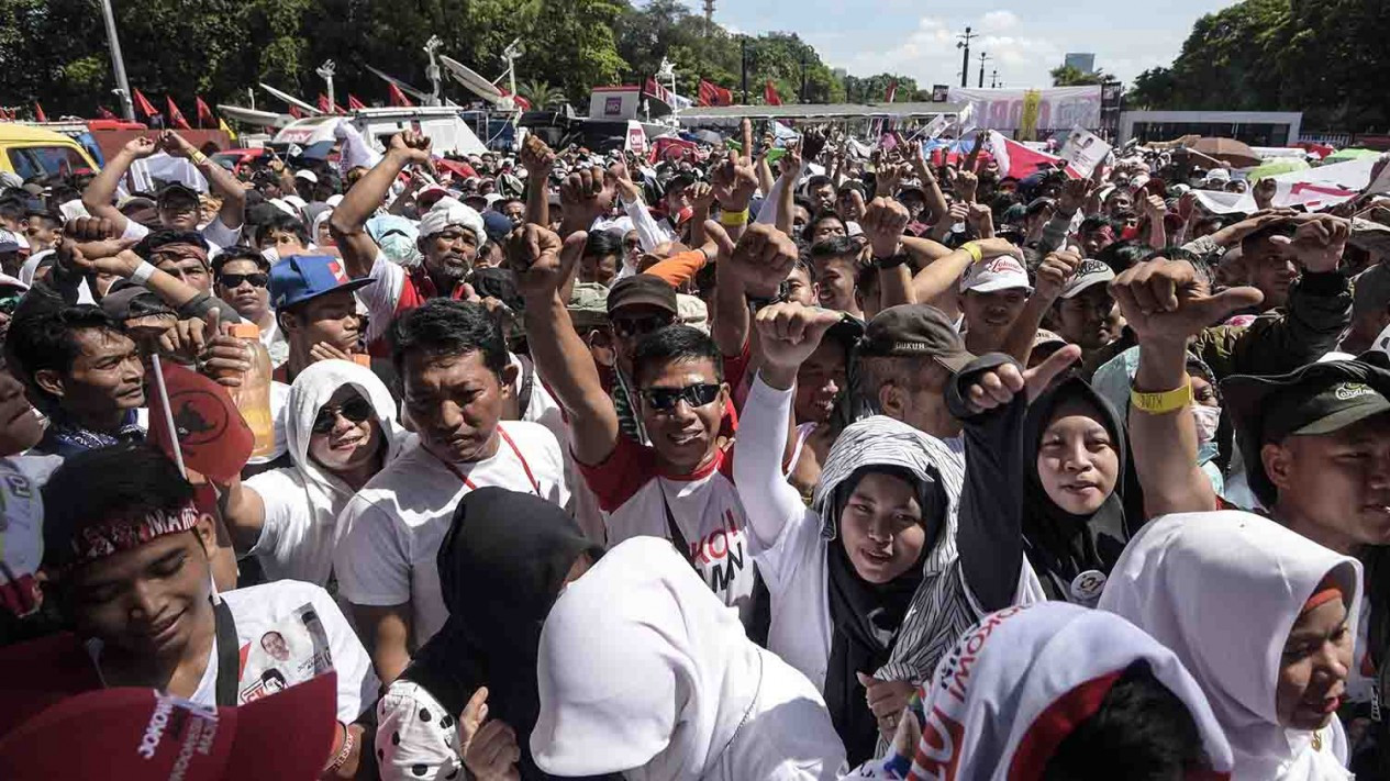 Kampanye Akbar, Pendukung Jokowi-Ma'ruf Amin Padati GBK
