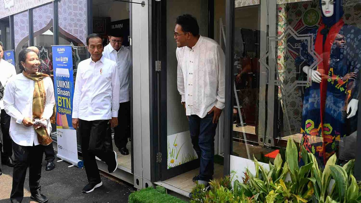 Peresmian Gerai Halal Park di Kawasan GBK