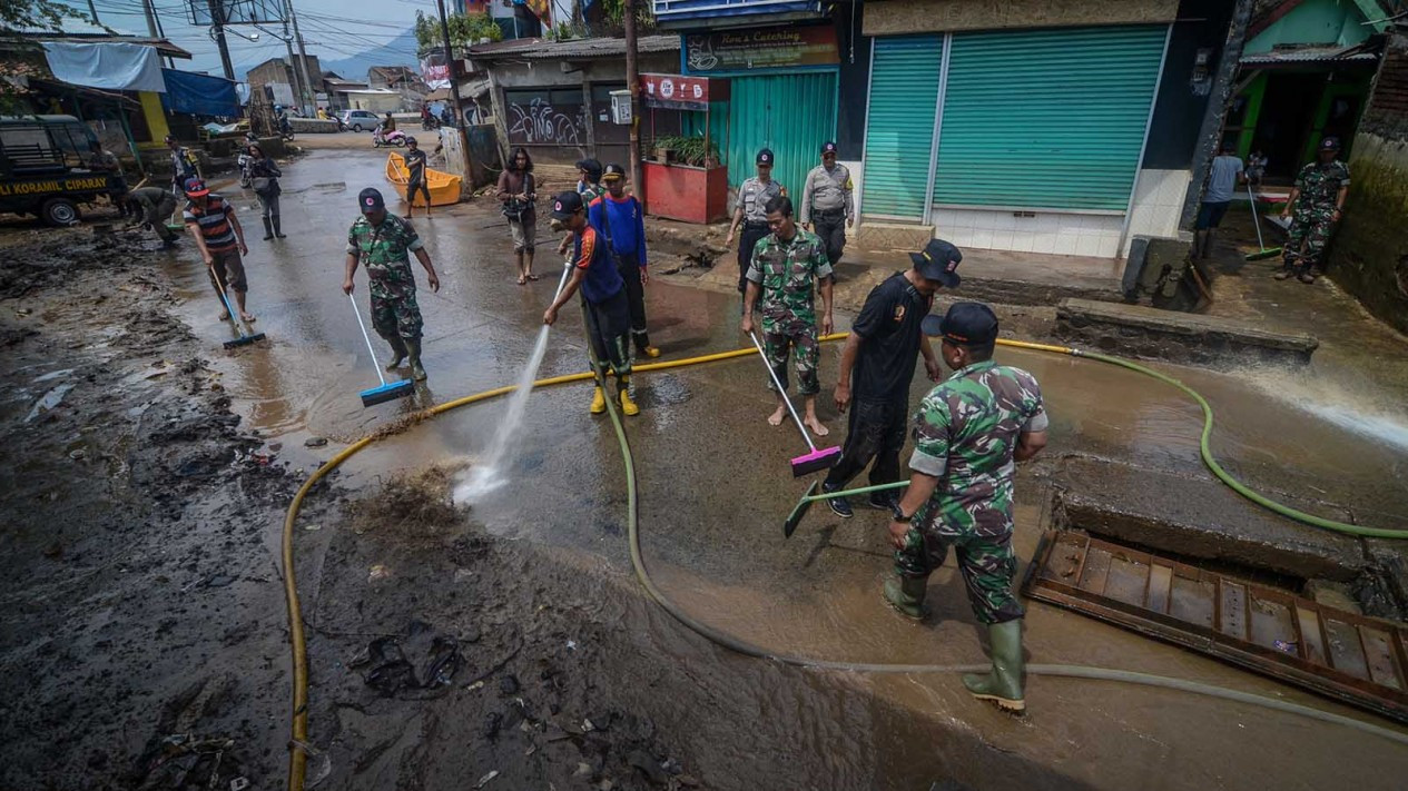 Kondisi Pasca Banjir di Kabupaten Bandung