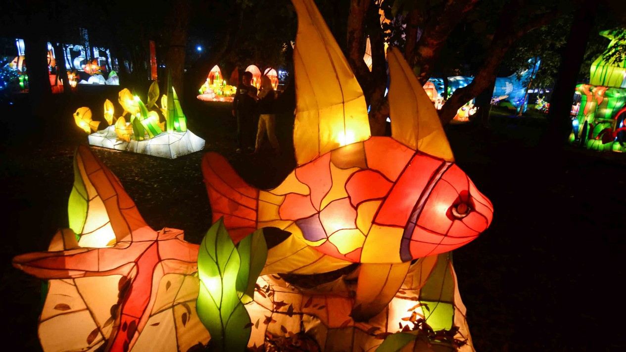 Indahnya Menikmati Pesona Taman Lampion