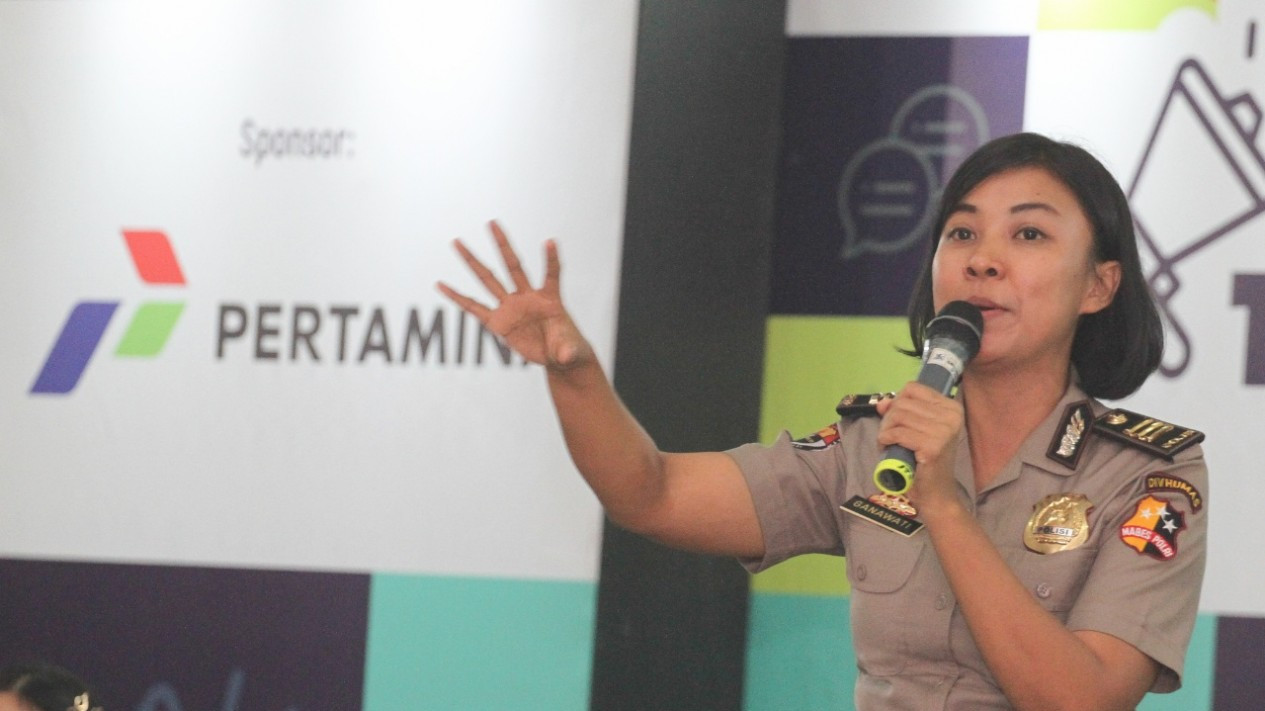 Mahasiswa UPN Veteran Jakarta Antusias Tangkis Hoax!