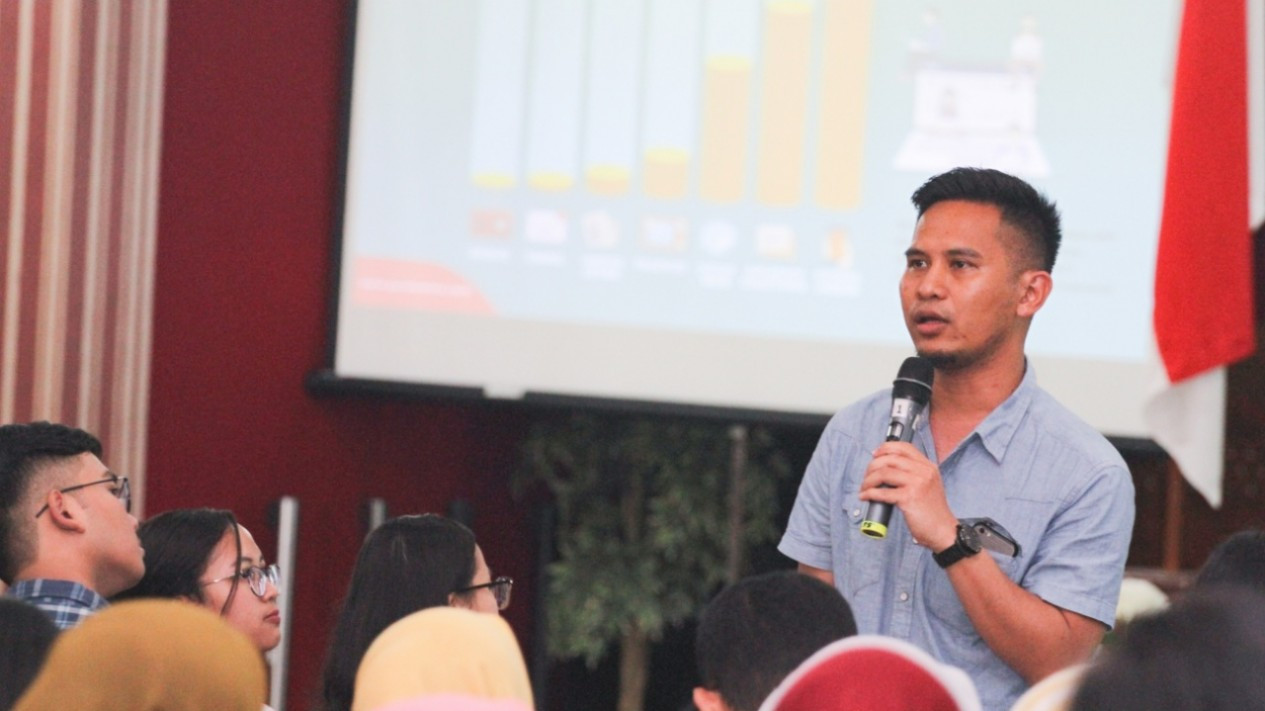 Mahasiswa UPN Veteran Jakarta Antusias Tangkis Hoax!