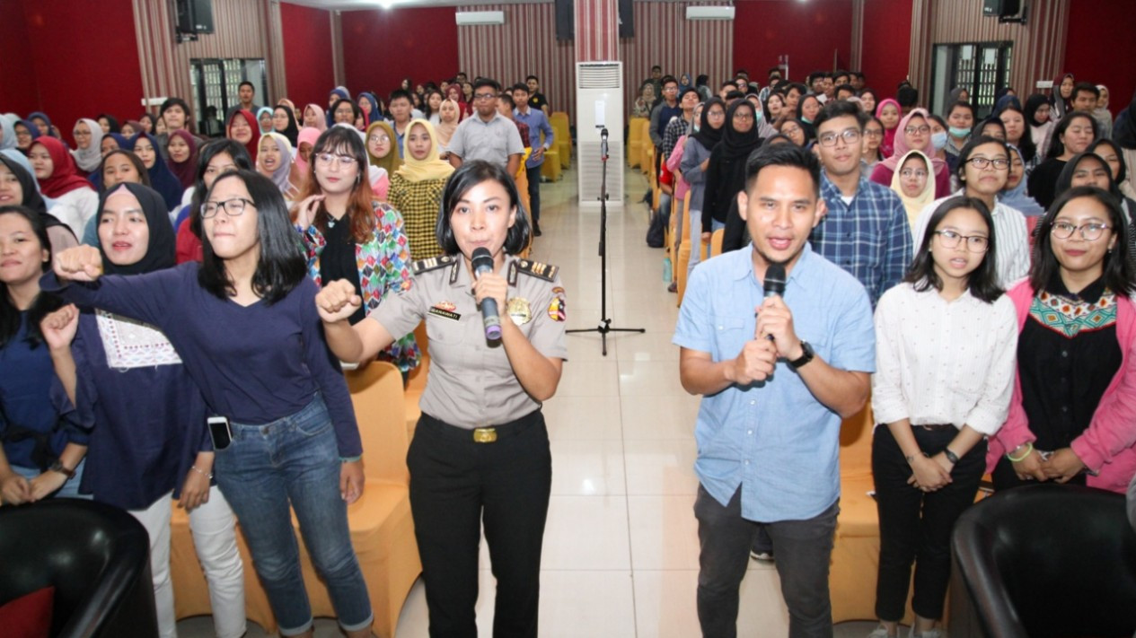 Mahasiswa UPN Veteran Jakarta Antusias Tangkis Hoax!