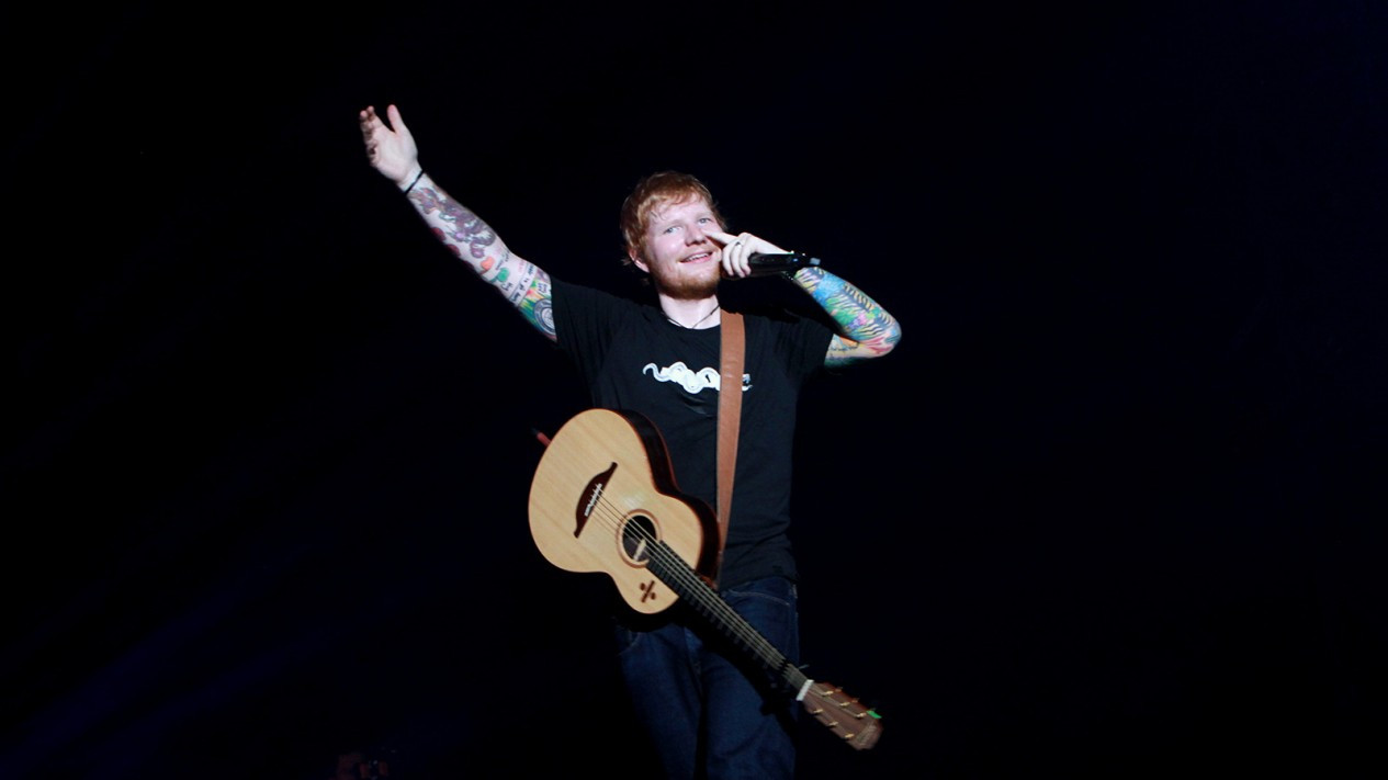 Kemeriahan Konser Ed Sheeran di Jakarta