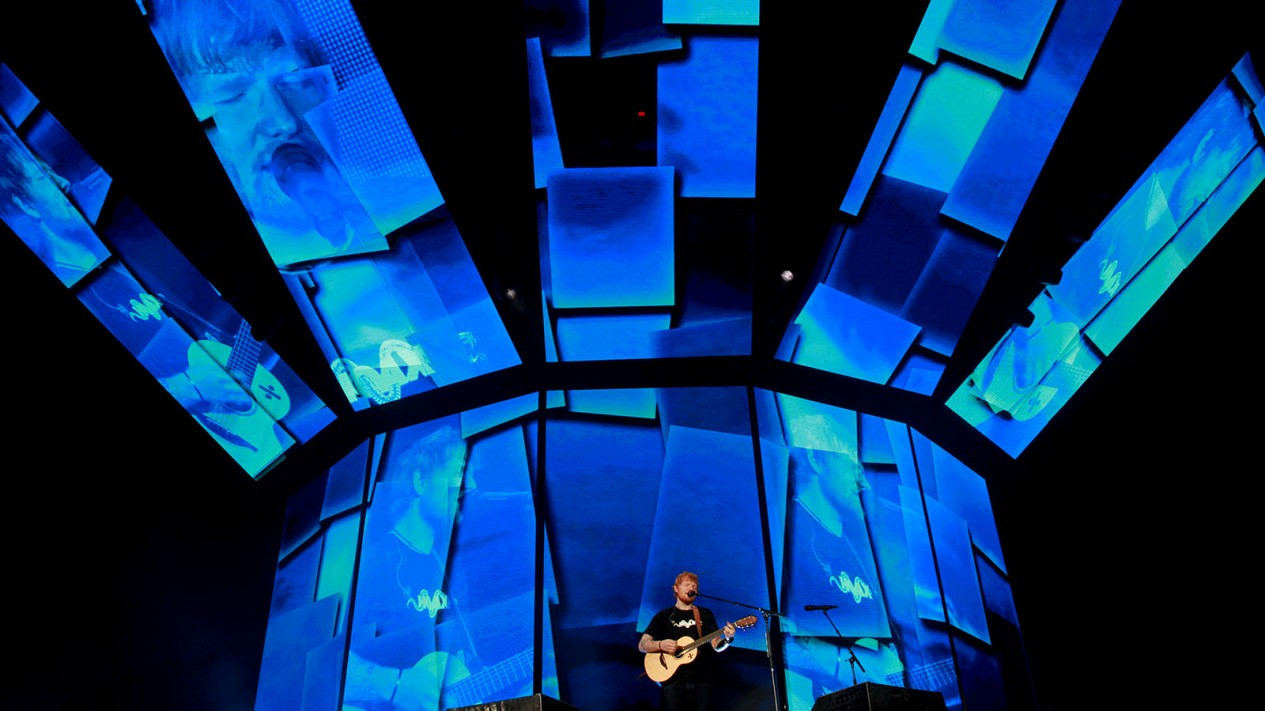 Kemeriahan Konser Ed Sheeran di Jakarta