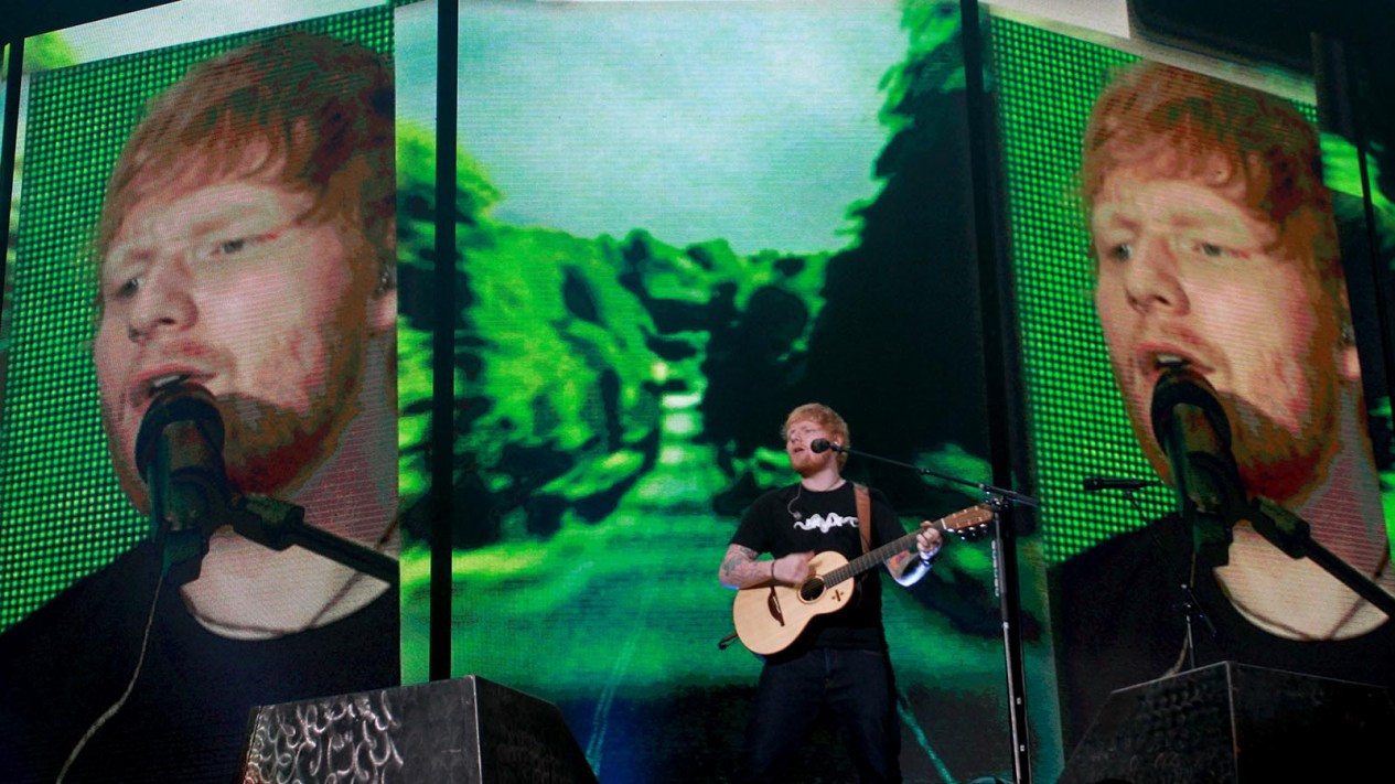 Kemeriahan Konser Ed Sheeran di Jakarta