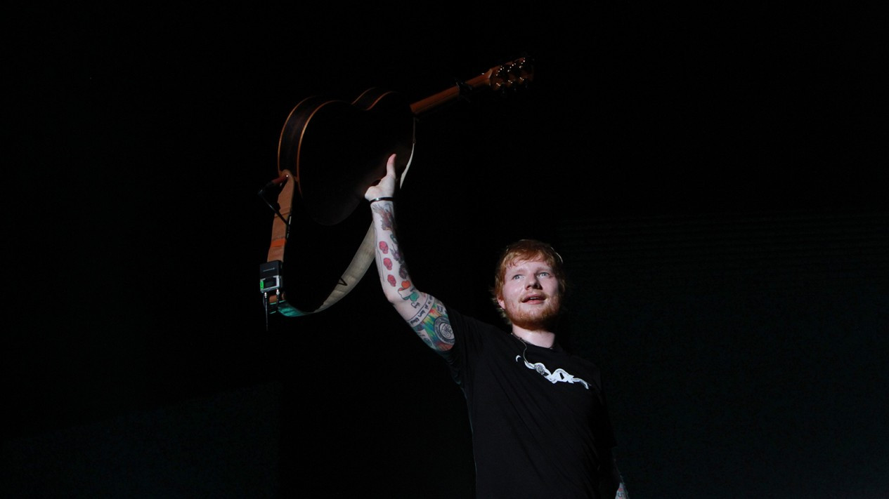 Kemeriahan Konser Ed Sheeran di Jakarta
