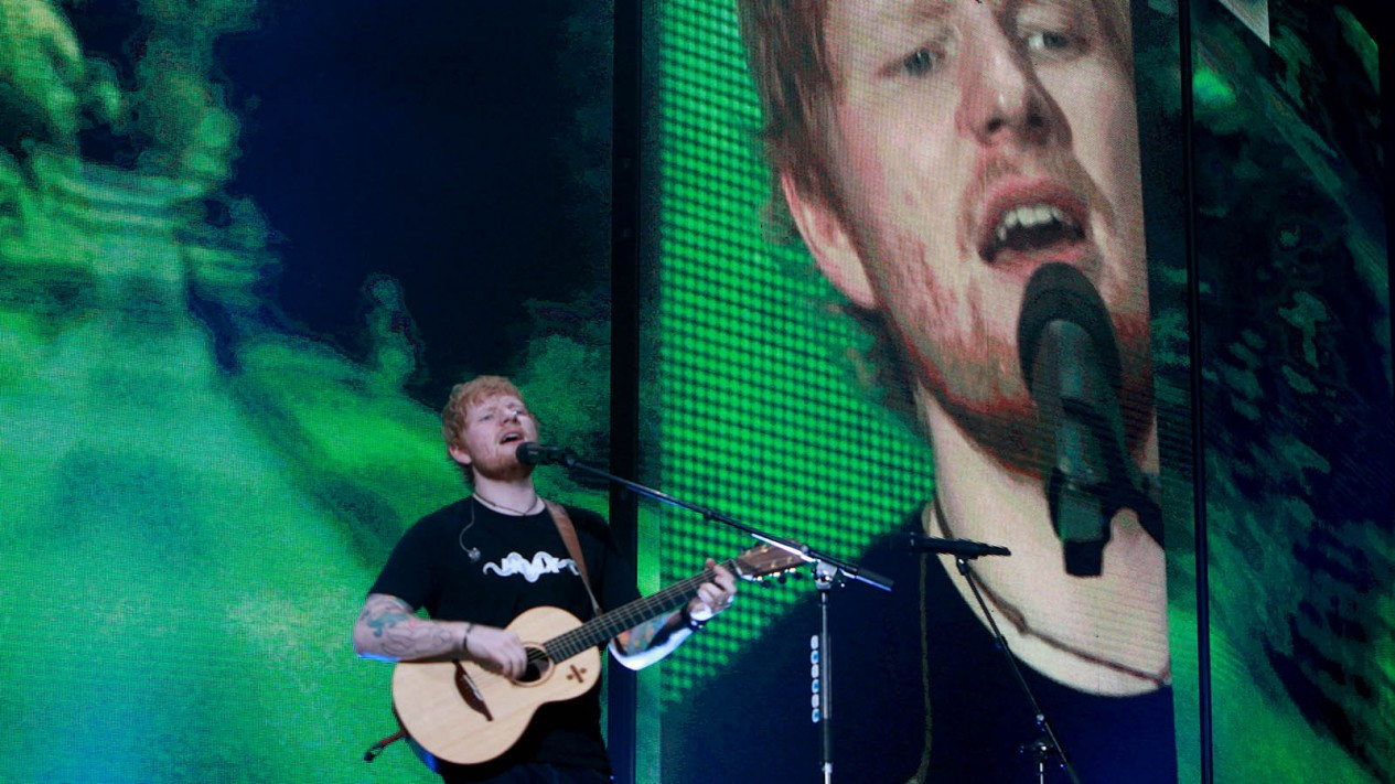 Kemeriahan Konser Ed Sheeran di Jakarta