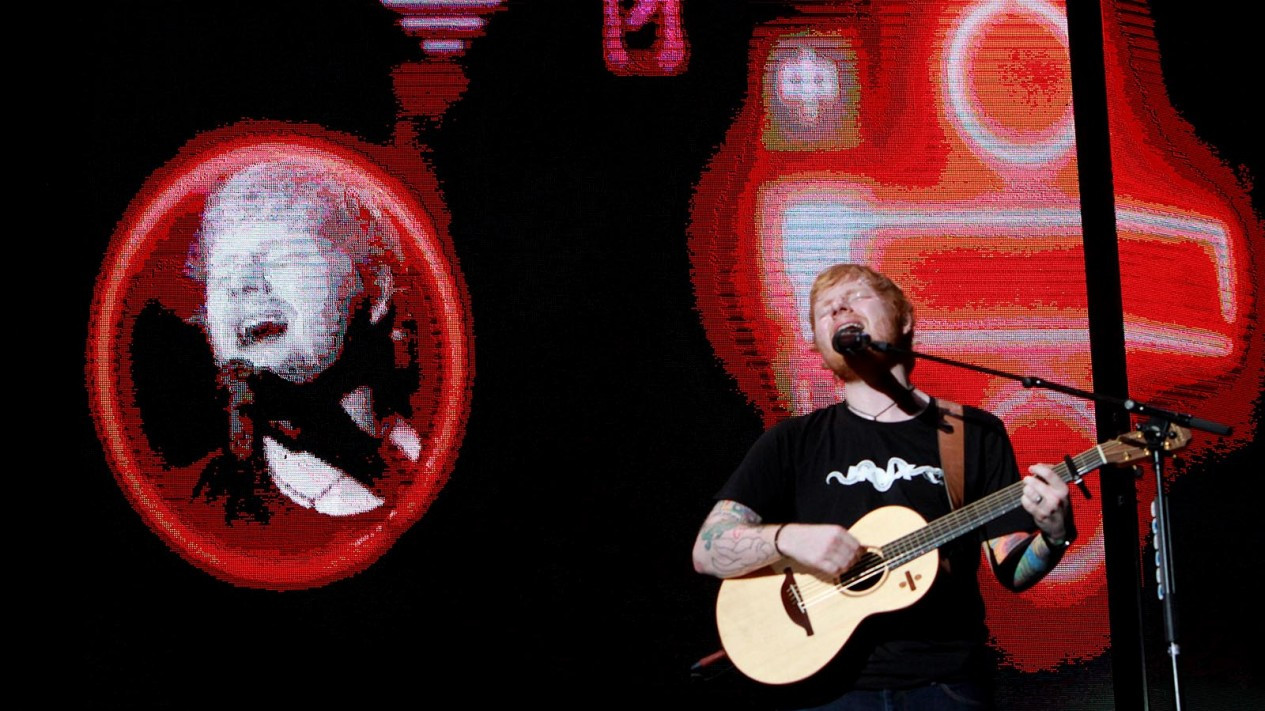 Kemeriahan Konser Ed Sheeran di Jakarta