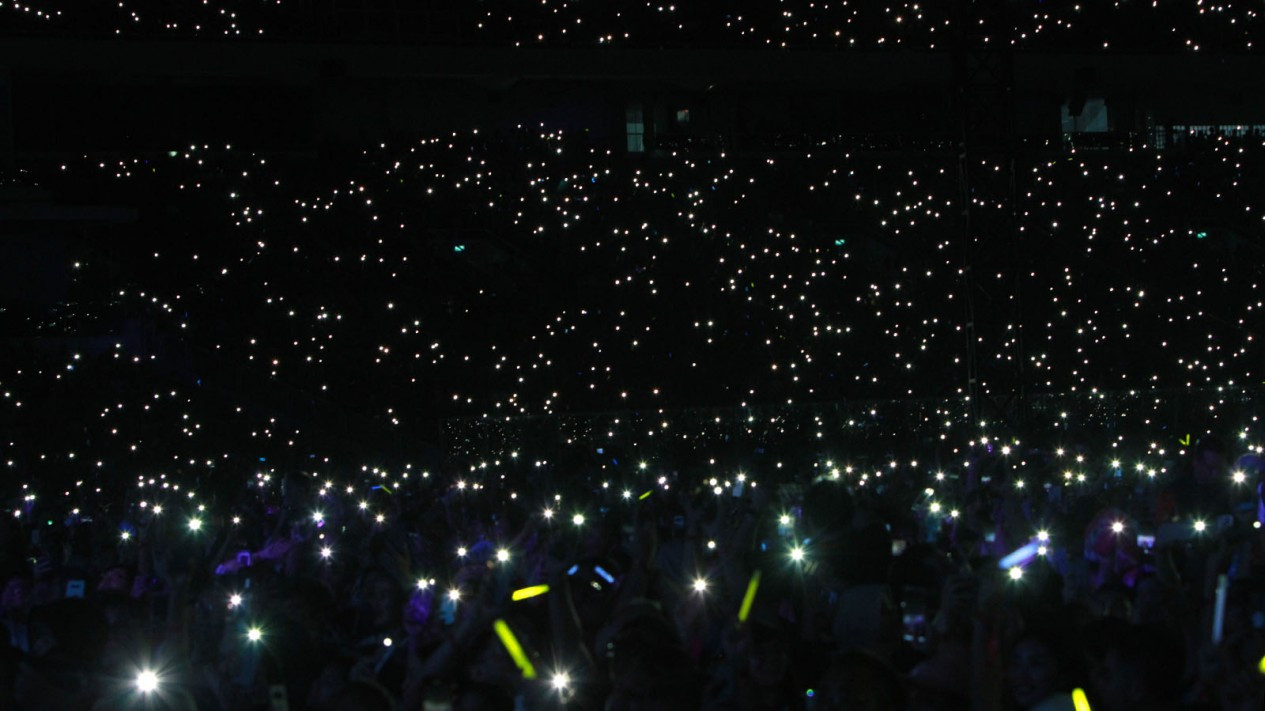 Kemeriahan Konser Ed Sheeran di Jakarta