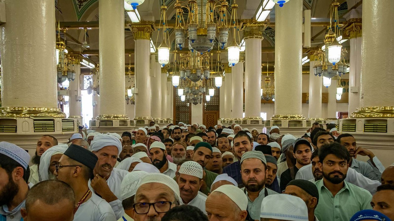 Suasana Ramadan di Taman Surga (Raudhah) Masjid Nabawi