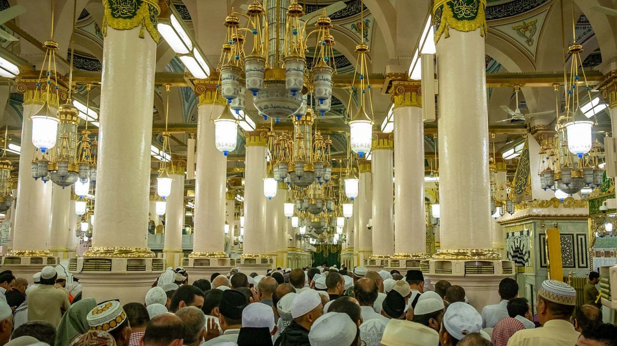 Suasana Ramadan di Taman Surga (Raudhah) Masjid Nabawi