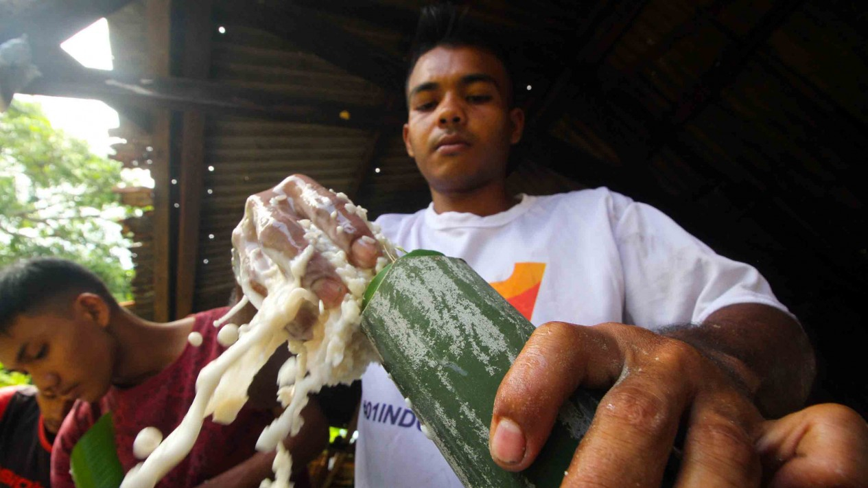 Lemang Bambu, Makanan Khas Aceh yang Diminati saat Ramadan