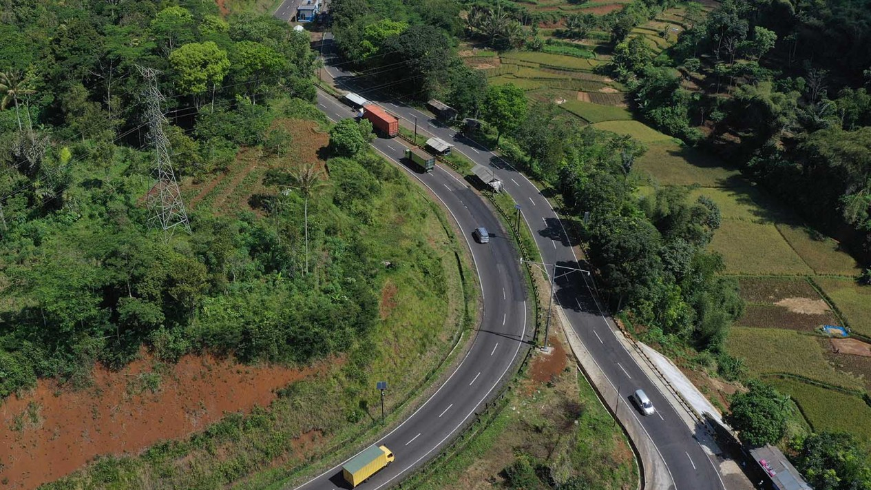 Kondisi Jalur Lingkar Gentong di Kabupaten Tasikmalaya