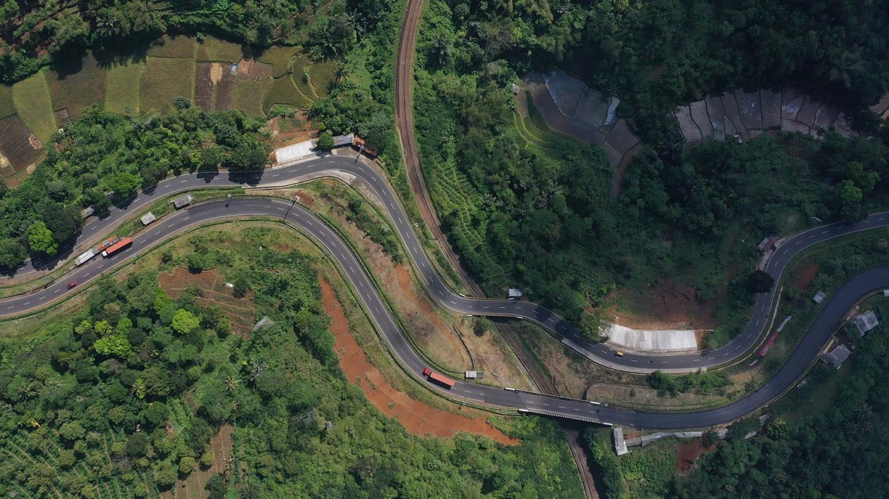 Kondisi Jalur Lingkar Gentong di Kabupaten Tasikmalaya