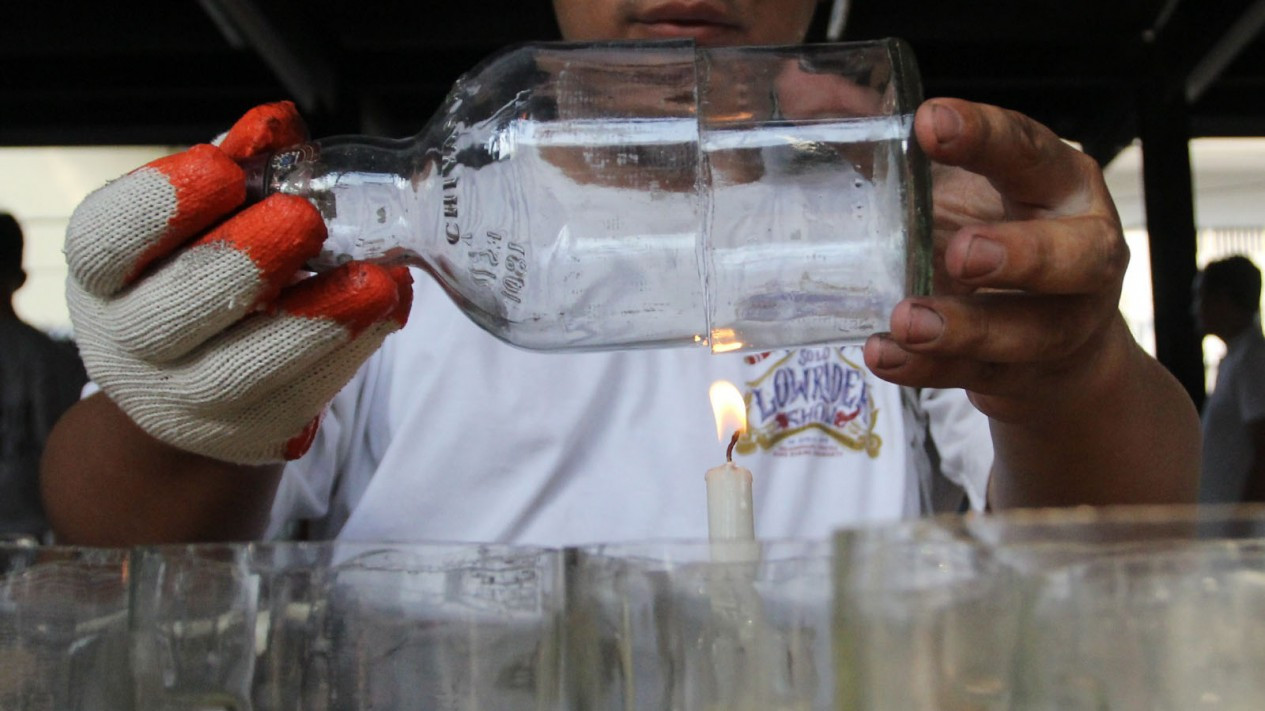 Pemanfaatan Limbah Botol Kaca