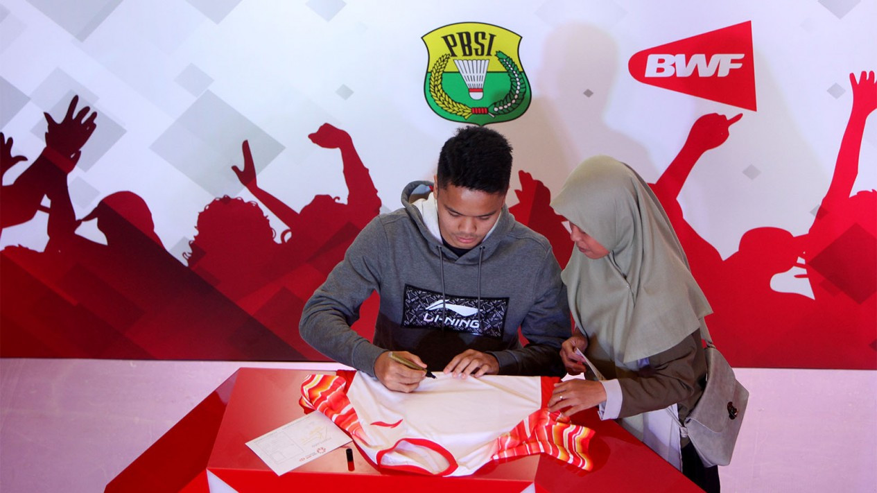 Temu Kangen Anthony Ginting Jelang Indonesia Open 2019