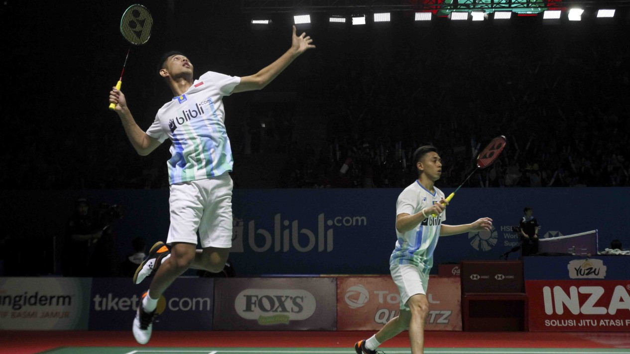 Fajar/Rian Permalukan Juara Dunia Asal China