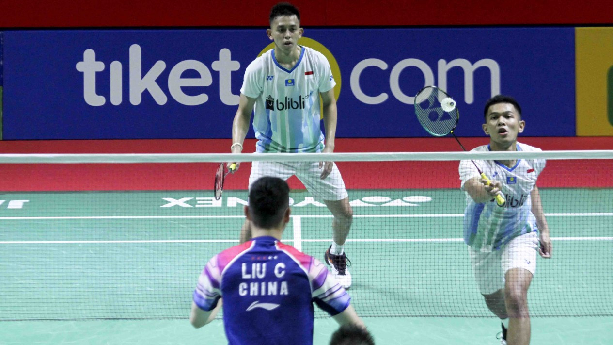 Fajar/Rian Permalukan Juara Dunia Asal China