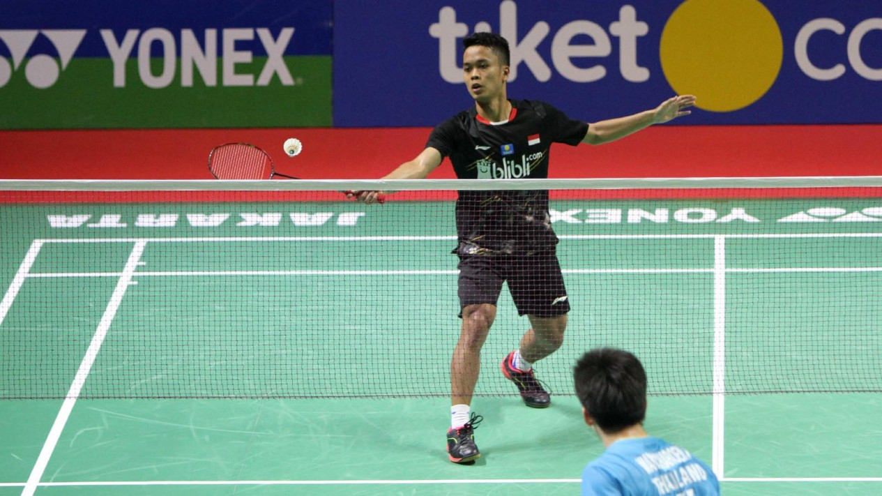 Anthony Ginting Tersingkir dari Indonesia Open 2019