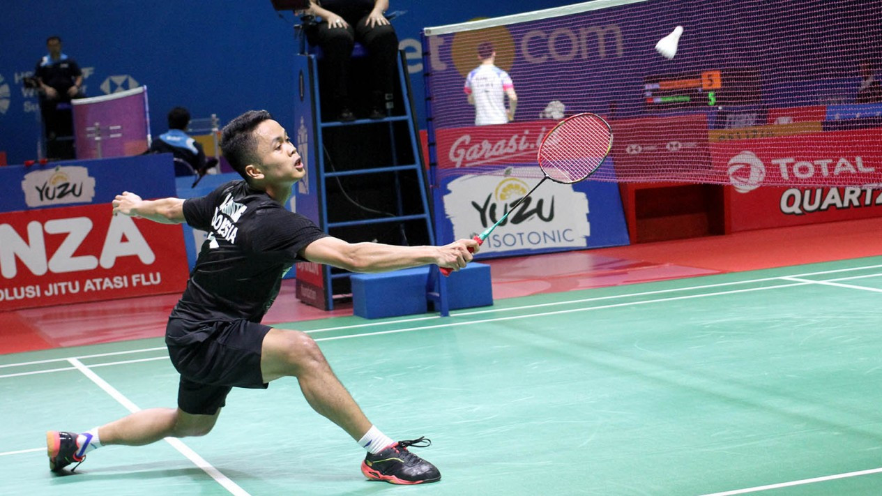 Anthony Ginting Tersingkir dari Indonesia Open 2019
