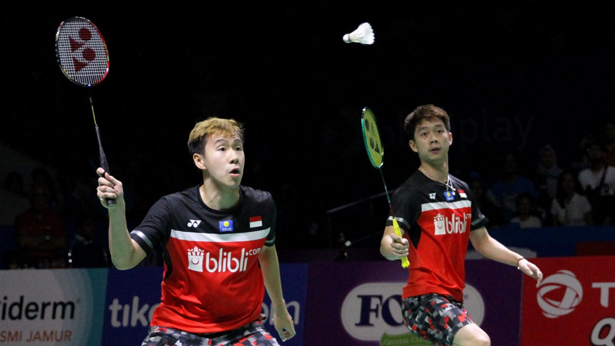 Marcus Gideon-Kevin Sanjaya Juarai Indonesia Open 2019