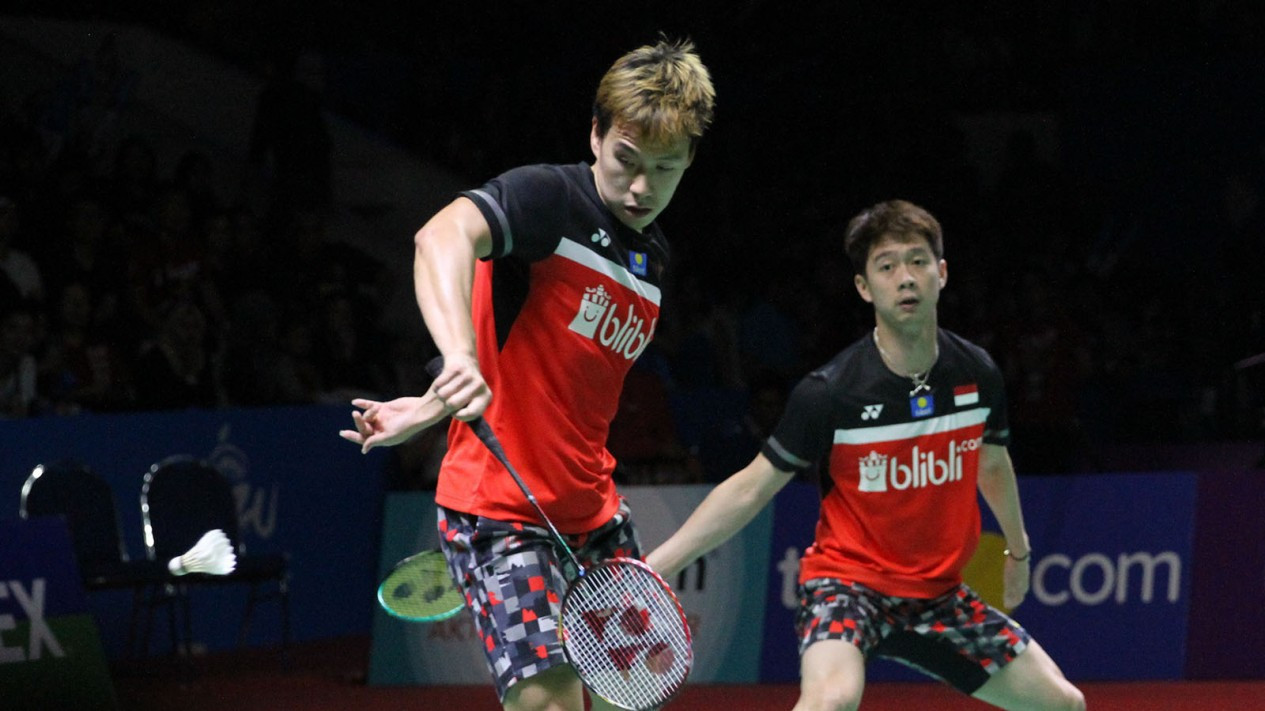 Marcus Gideon-Kevin Sanjaya Juarai Indonesia Open 2019