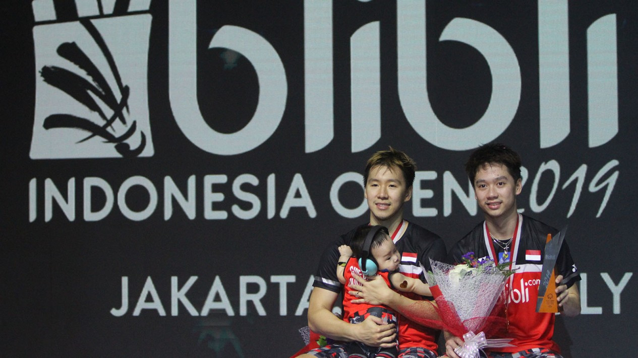 Marcus Gideon-Kevin Sanjaya Juarai Indonesia Open 2019