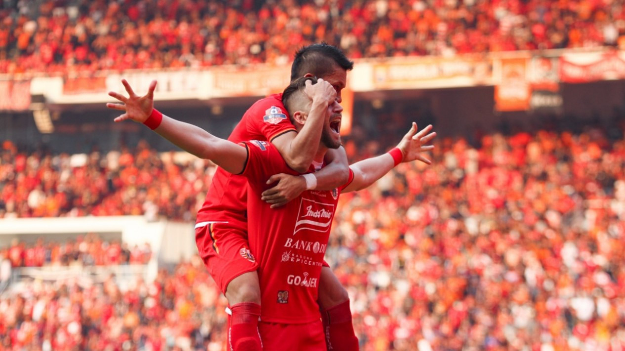 Gaya Selebrasi Simic Usai Jebol Gawang Arema