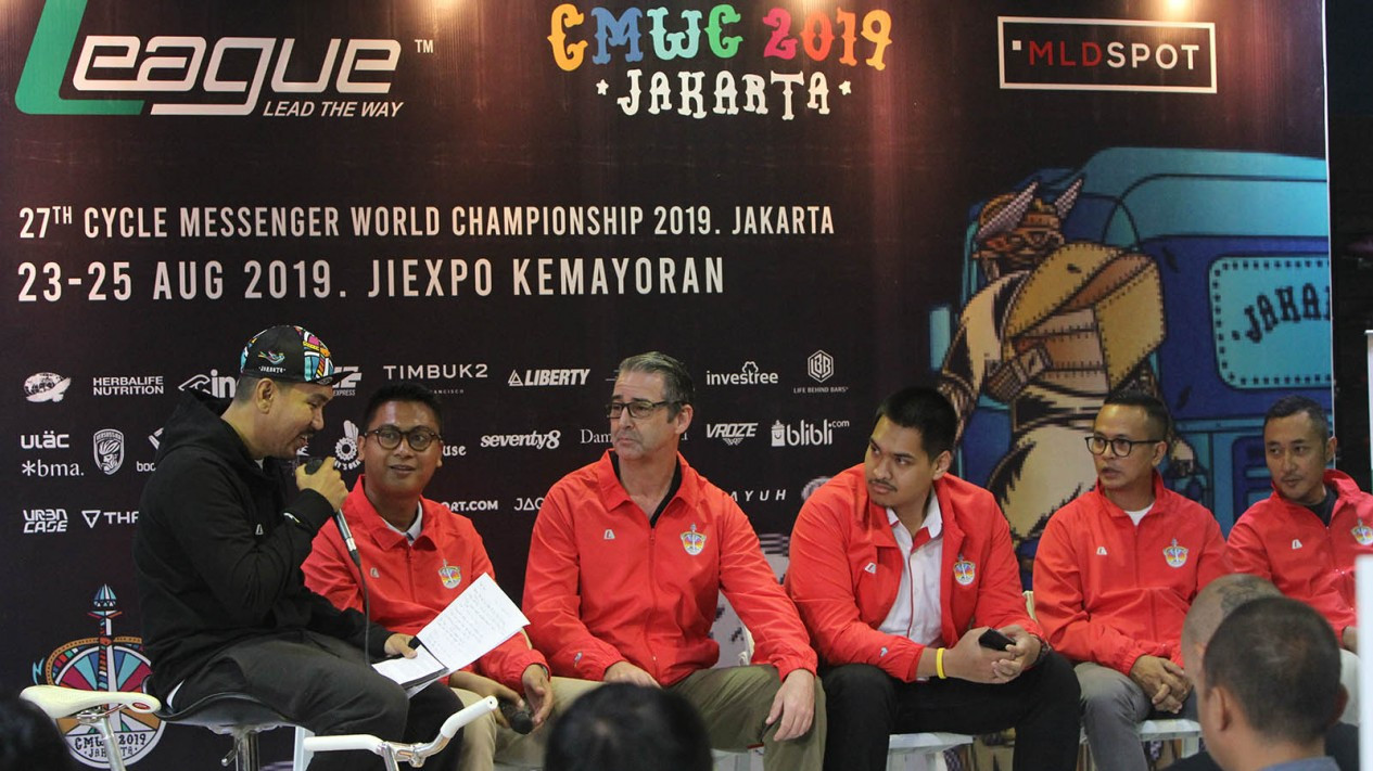 Jelang Kejuaraan Dunia Kurir Sepeda 2019 di Jakarta