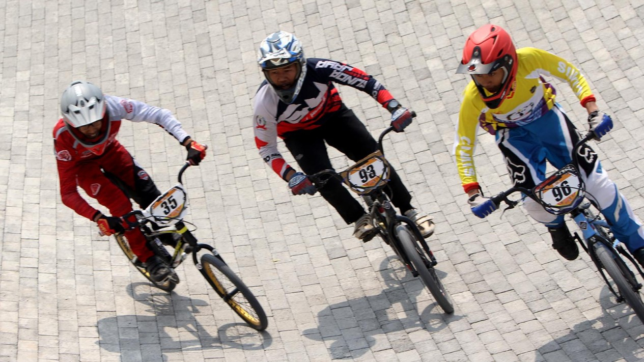 Adu Cepat di Kejuaraan Sepeda BMX Bearco Fest 2019