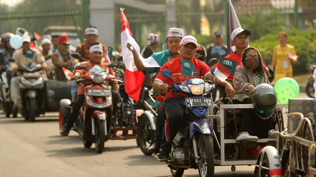 Penyandang Disabilitas Meriahkan Pawai Budaya