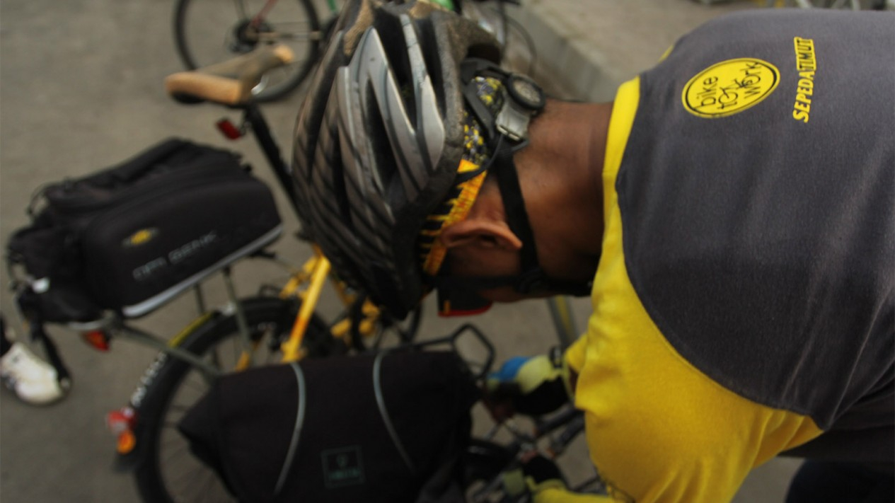 Peringati 14 Tahun, Komunitas B2W Gowes Bareng