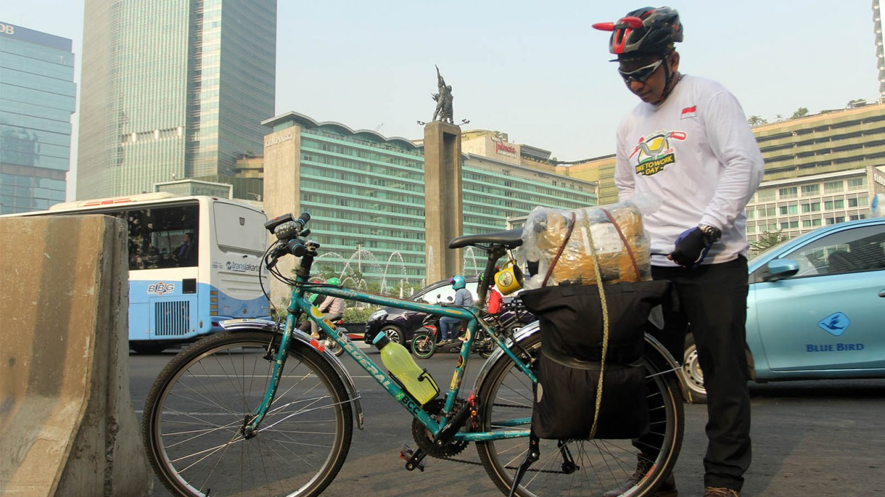 Peringati 14 Tahun, Komunitas B2W Gowes Bareng