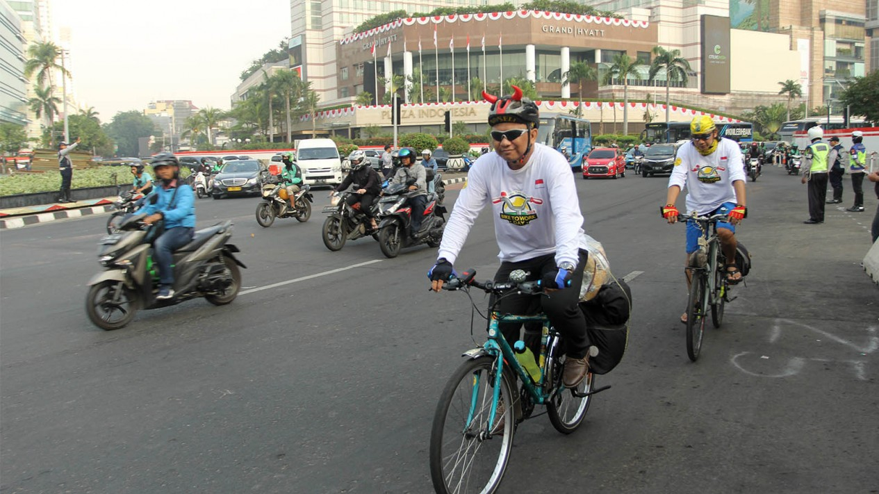 Peringati 14 Tahun, Komunitas B2W Gowes Bareng