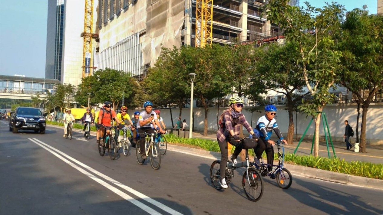 Peringati 14 Tahun, Komunitas B2W Gowes Bareng