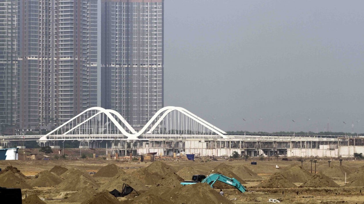 Geliat Pembangunan di Pulau D Reklamasi Teluk Jakarta