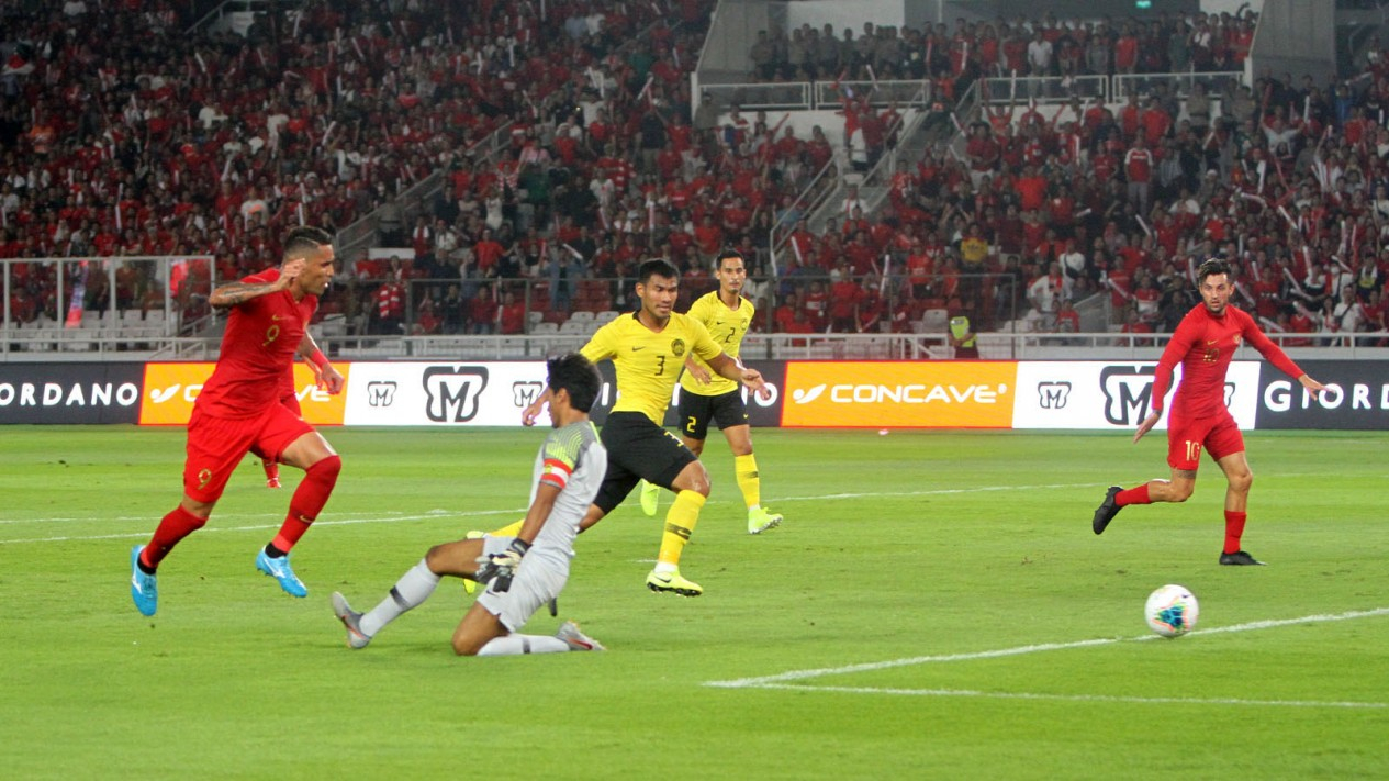 Timnas Indonesia Takluk 2-3 dari Timnas Malaysia