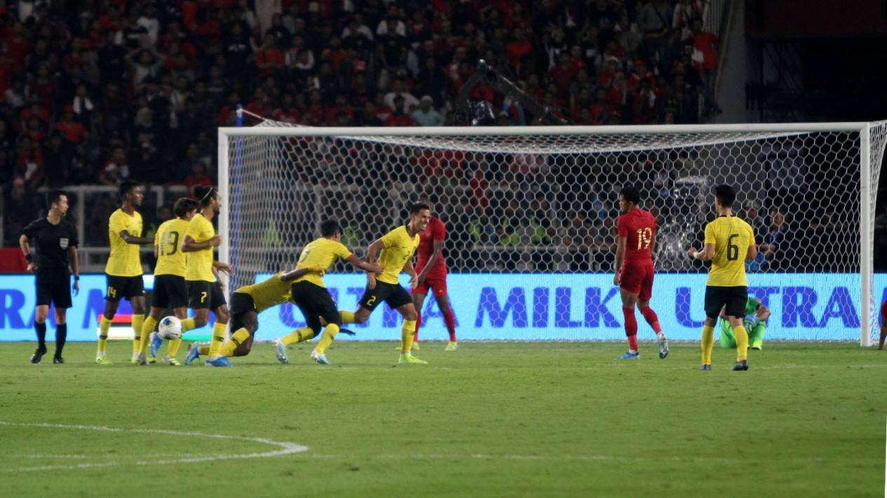Timnas Indonesia Takluk 2-3 dari Timnas Malaysia